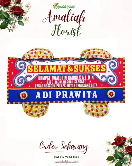 Papan Bunga Ucapan Selamat Adiarsa